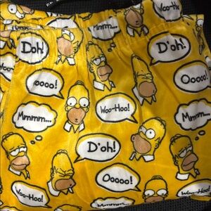 The Simpsons Homer Simpson happy boxer limited edition pajamas size Xlarge